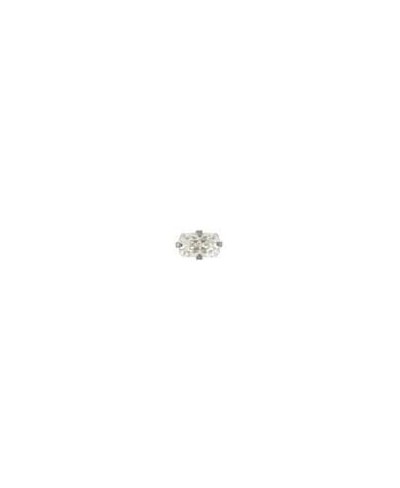 Sensitive Cubic Zirconia Stud Earrings 5x3mm Hypoallergenic and Nickel Free for Sensitive Ears Surgical Stainless Steel Posts...