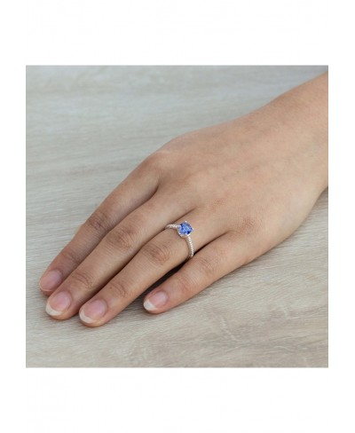 September (Sapphire) Adjustable Birthstone Ring Created with Crystals $16.56 Statement