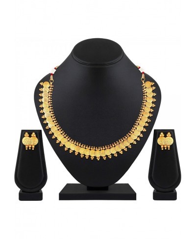 Ethnic Neckalce Earrings Traditional Wedding Indian Party Wear Fashion Jewelry for Women $15.97 Jewelry Sets