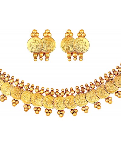 Ethnic Neckalce Earrings Traditional Wedding Indian Party Wear Fashion Jewelry for Women $15.97 Jewelry Sets