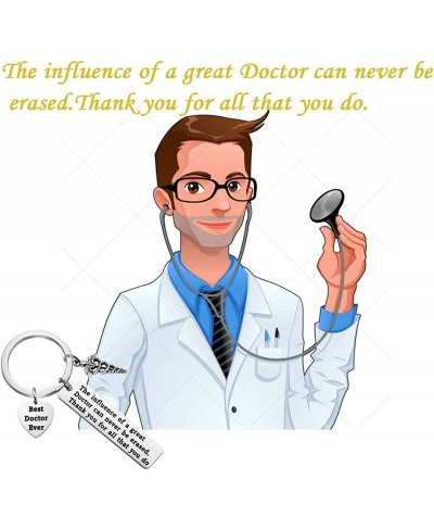 Doctor Gift Thank You For All That You Do Keychain Best Doctor Ever Gift Appreciation Gift Medical Gift $13.42 Pendants & Coins