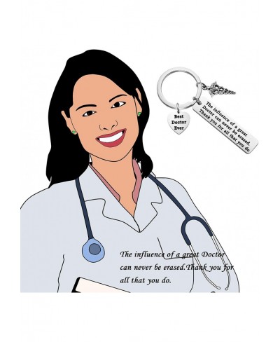 Doctor Gift Thank You For All That You Do Keychain Best Doctor Ever Gift Appreciation Gift Medical Gift $13.42 Pendants & Coins