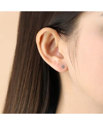 Sterling Silver Skull Stud Earrings $14.35 Stud