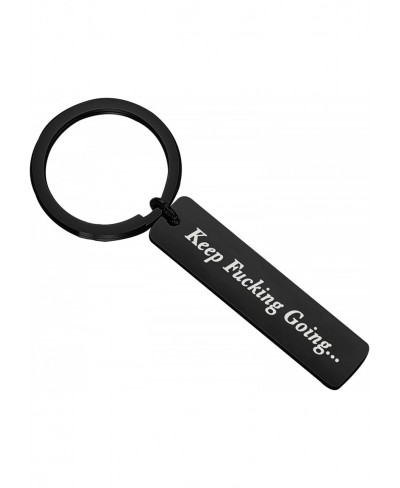 Inspirational Keep Fucking Going Keychain Arrows Charm Recovery Jewelry $13.79 Pendants & Coins