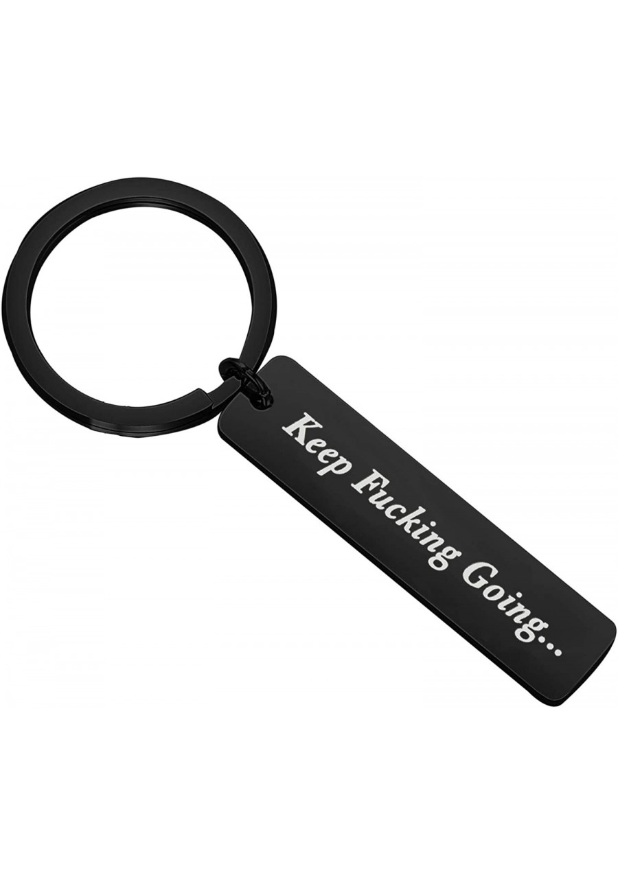 Inspirational Keep Fucking Going Keychain Arrows Charm Recovery Jewelry $13.79 Pendants & Coins