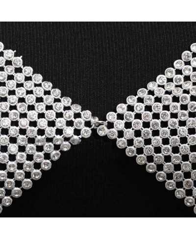 Crystal Vest Crop top Bra Body Chain Rhinestone Bra Beach Bikini Chains Backless Body Harness Party Nightclub Body Accessorie...