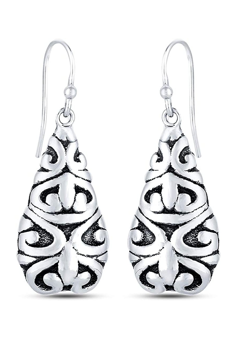 Sterling Silver Light-Weight Antique Drop Dangler Earring for Teen Women $25.24 Drop & Dangle