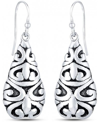 Sterling Silver Light-Weight Antique Drop Dangler Earring for Teen Women $25.24 Drop & Dangle