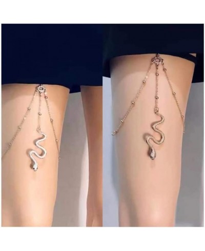 Snake Leg Chains for Women Body Chain Party Nightclub Beach Jewelry Accessories for Women Boho Snake Sexy Thigh Chain Fashion...