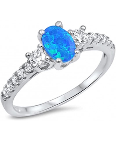 Sterling Silver Oval Ring $22.23 Promise Rings