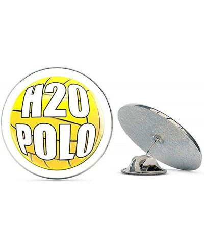 Round Water Polo Ball Shaped H2O Polo (Team Play h20) Metal 0.75" Lapel Hat Pin Tie Tack Pinback $6.81 Brooches & Pins