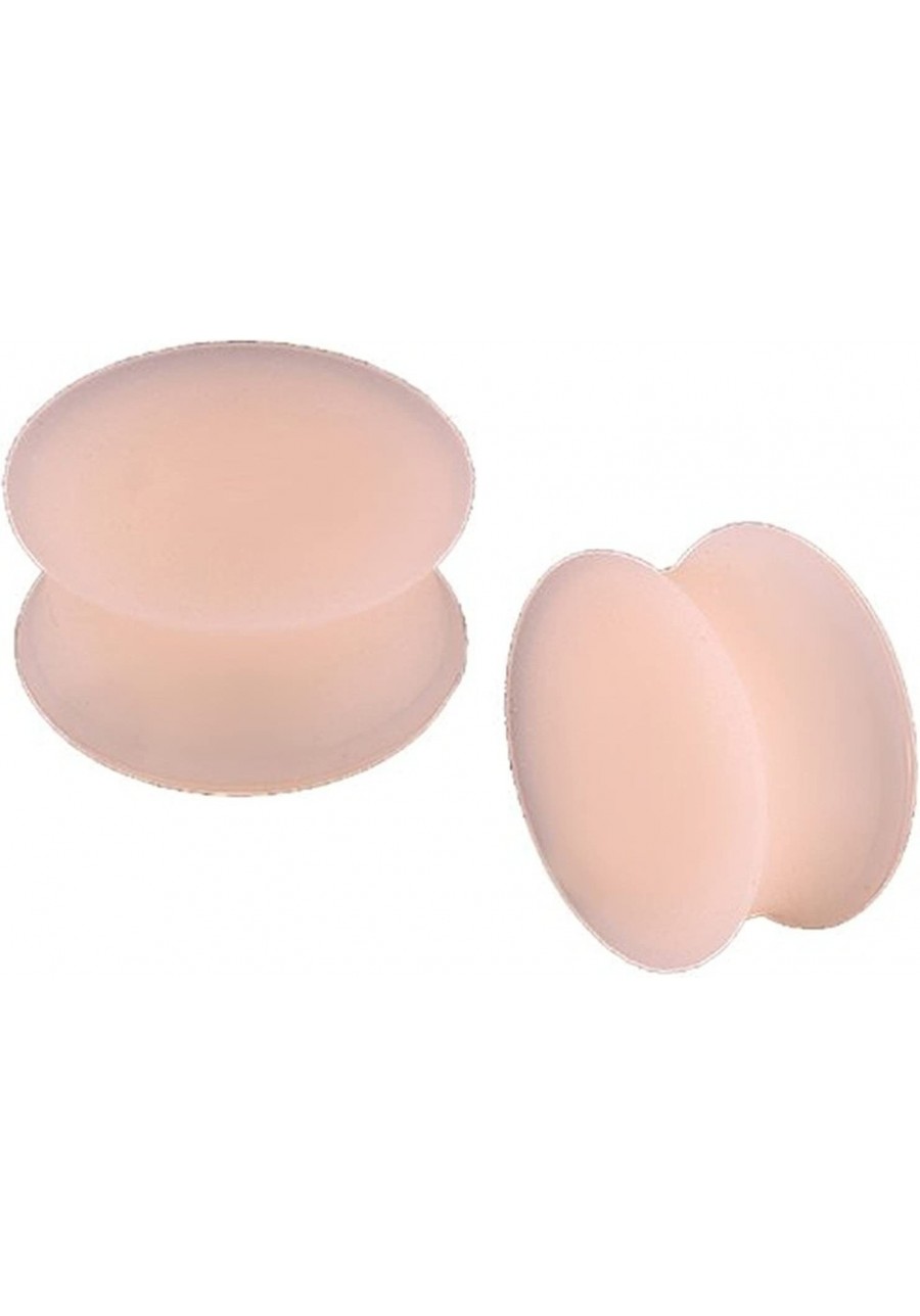 Ear gauges Flesh Tone Ear Plugs-Sold in Pairs Chose Size Below (1/2inch) $10.47 Piercing Jewelry