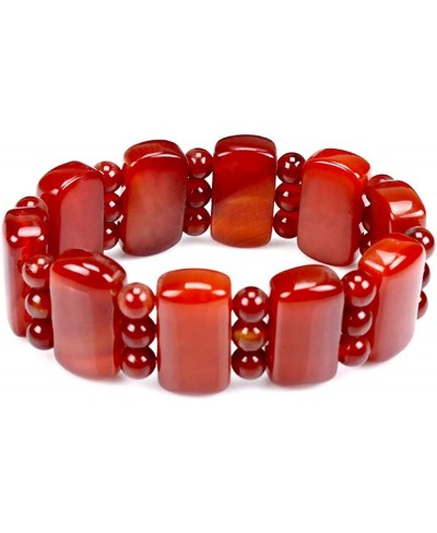 Pure natural Red agate Hand carved Female male bracelet Bangle Hand catenary elegant generous $21.01 Bangle