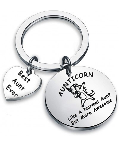 Best Aunt Ever Keychain Auntie Jewelry Aunticorn Like A Normal Aunt Keychain Aunt Birthday Gifts from Niece Nephew $10.24 Pen...