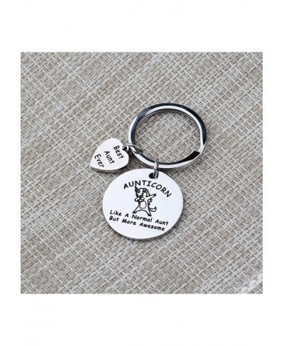 Best Aunt Ever Keychain Auntie Jewelry Aunticorn Like A Normal Aunt Keychain Aunt Birthday Gifts from Niece Nephew $10.24 Pen...