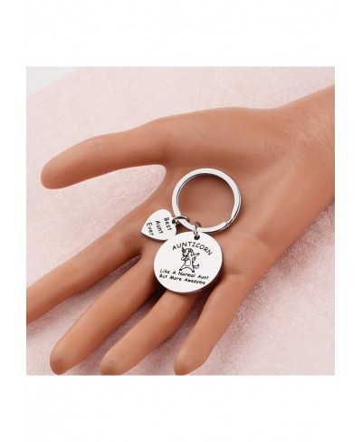 Best Aunt Ever Keychain Auntie Jewelry Aunticorn Like A Normal Aunt Keychain Aunt Birthday Gifts from Niece Nephew $10.24 Pen...