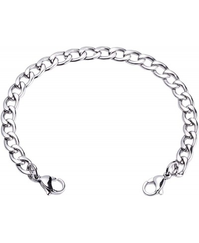 LinnaLove-Stainless Steel Figaro Chain lnterchangeable Medical Alert Bracelets - (Just Chain) $9.20 Identification