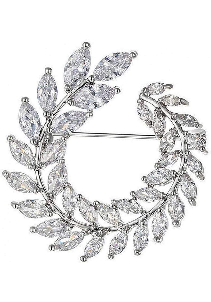 Bouquet Brooches Flower Shape Brooches & Pins Shiny Synthesis Cubic Zirconia Brooches $13.41 Brooches & Pins