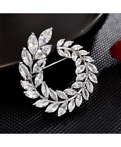 Bouquet Brooches Flower Shape Brooches & Pins Shiny Synthesis Cubic Zirconia Brooches $13.41 Brooches & Pins