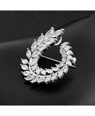 Bouquet Brooches Flower Shape Brooches & Pins Shiny Synthesis Cubic Zirconia Brooches $13.41 Brooches & Pins