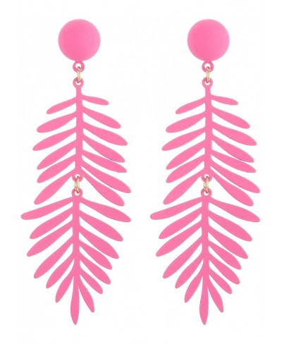 Palm Leaf Earrings for Women Tropical Leaf Dangle Earrings Boho leaf Statement Earrings Fashion Jewelry Gift $11.32 Drop & Da...