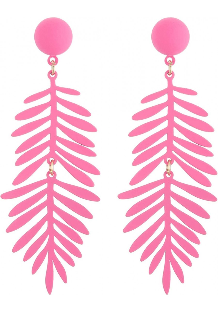 Palm Leaf Earrings for Women Tropical Leaf Dangle Earrings Boho leaf Statement Earrings Fashion Jewelry Gift $11.32 Drop & Da...