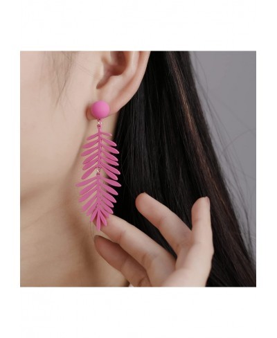 Palm Leaf Earrings for Women Tropical Leaf Dangle Earrings Boho leaf Statement Earrings Fashion Jewelry Gift $11.32 Drop & Da...