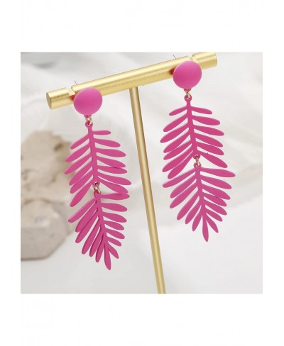 Palm Leaf Earrings for Women Tropical Leaf Dangle Earrings Boho leaf Statement Earrings Fashion Jewelry Gift $11.32 Drop & Da...