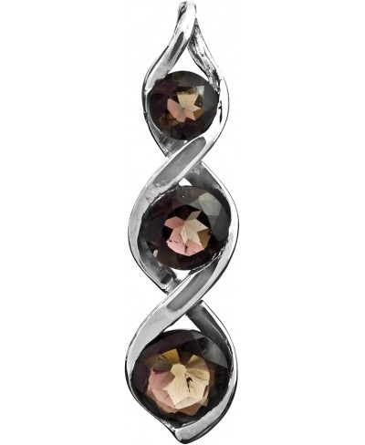 Sterling Pendant with Faceted Gems - Sterling Silver $21.21 Pendants & Coins