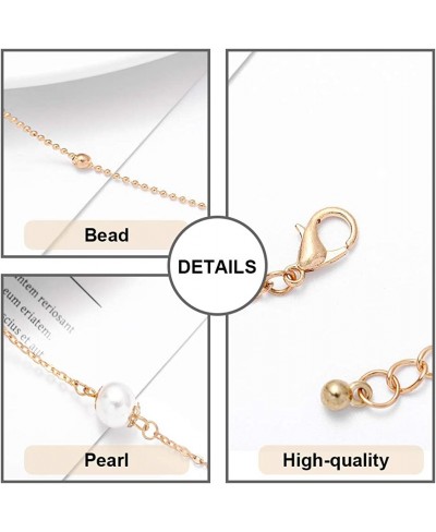 Boho Choker Necklaces Gold Beads Necklace Chain Jewelry for Women and Grils $9.56 Chokers