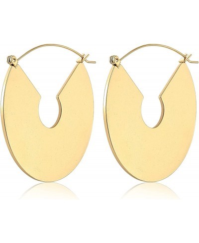 18K Gold Plated Tribal Bohemian Round Disc Earrings for Women Coin Dangling Drop Boho Jewelry $17.72 Drop & Dangle