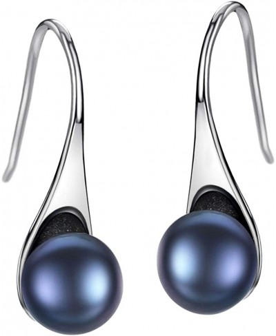 Freshwater Pearl Earrings Dangle Drop Sterling Silver Earrings 8-9mm Cultured Pearl Fine Jewelry for Women Girls $9.87 Drop &...