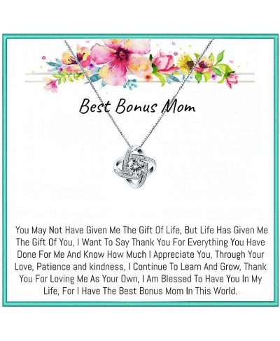 Bonus mom Stepmom Birthday Gift Step mom necklace Stepmom jewelry $21.43 Pendant Necklaces