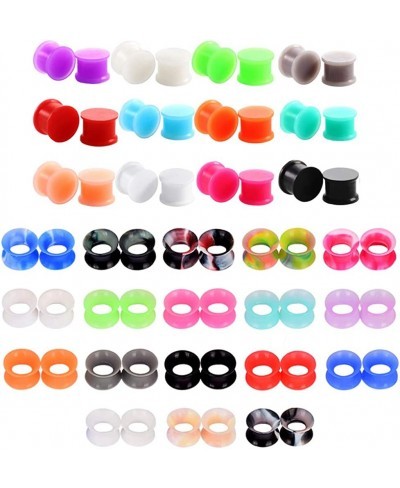 Silicone Ear Gauges Plugs Stretching Kit Flesh Tunnels Expander … $13.77 Piercing Jewelry