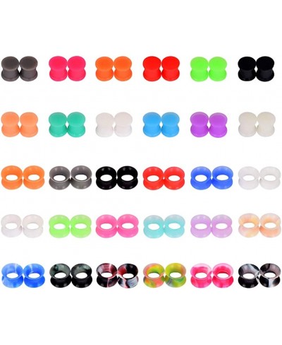 Silicone Ear Gauges Plugs Stretching Kit Flesh Tunnels Expander … $13.77 Piercing Jewelry