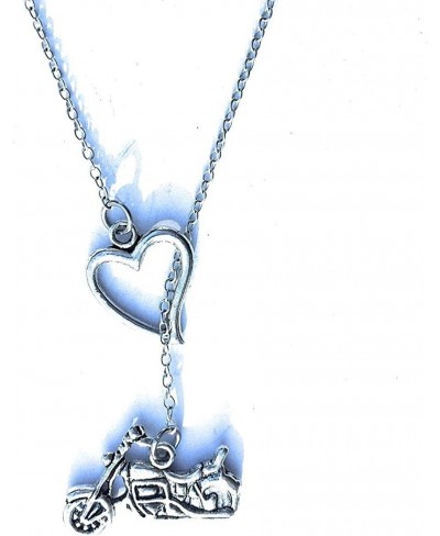 I Love Motorcycle Silver Lariat Y Necklace. $23.61 Y-Necklaces