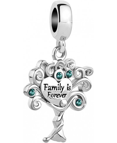 Love Family Tree of Life Charms Grandma Heart Dangle Charms Beads for Snake Chain Bracelets $12.54 Charms & Charm Bracelets