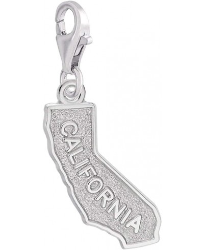 California Charm with Lobster Clasp $39.45 Charms & Charm Bracelets