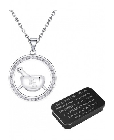 Pharmacist Gifts Necklace Rx Gift Pharmacy Tech Gifts Pharmacy Technician Jewelry Pharmacist Graduation Gifts $11.90 Pendant ...