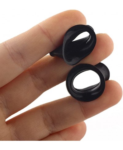 Pair 9/16" (14MM) CLEAR SILICONE EYELET TUNNELS Double Flare Gauges Thin Soft Flexible Flesh Plugs (2pcs) $6.97 Piercing Jewelry