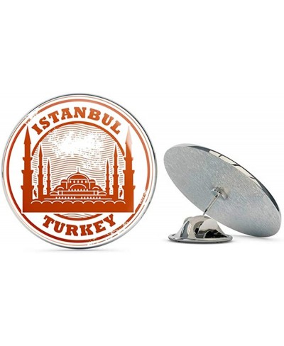 Istanbul Turkey Round Metal 0.75" Lapel Pin Hat Shirt Pin Tie Tack Pinback $7.52 Brooches & Pins