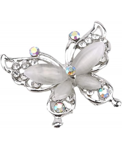 Butterfly Brooch Pins Elegant Rhinestone Brooches Women Corsage Scarf Shawl Clothing Accessories $8.45 Brooches & Pins