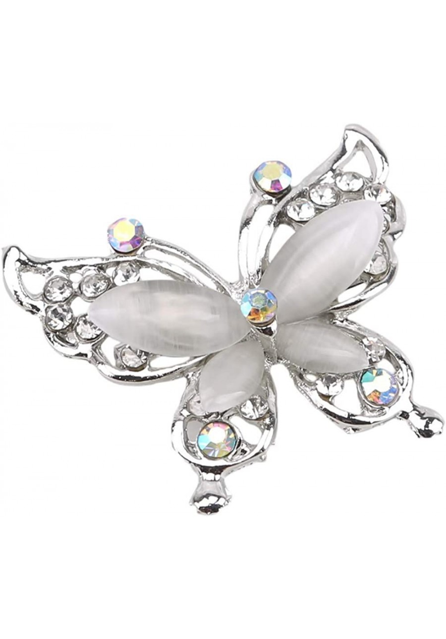 Butterfly Brooch Pins Elegant Rhinestone Brooches Women Corsage Scarf Shawl Clothing Accessories $8.45 Brooches & Pins