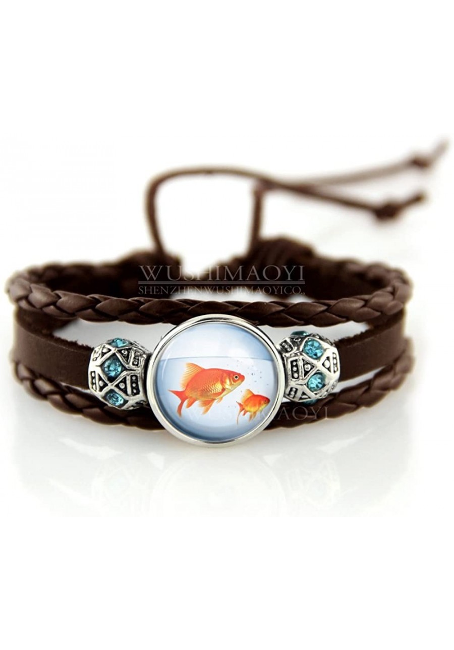 Goldfish Bracelet Goldfishes Bracelet Goldfish Bowl Jewelry Customize Your Own Style $10.02 Charms & Charm Bracelets