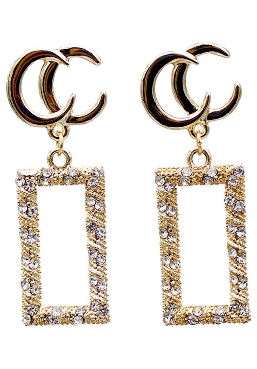 C Stud Earrings for Women - Letter C Earrings Gift for Birthday Thanksgiving Mother's Day Casual or Daily Wear $18.43 Stud