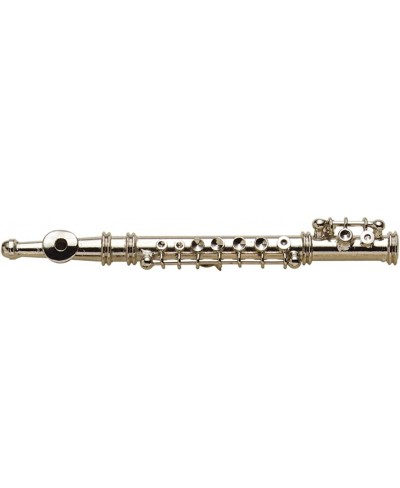 Women's Miniature Musical Instrument Lapel Pins - Velvet Lined Case - Flute $16.97 Brooches & Pins