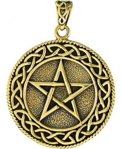 Bronze Celtic Pentacle Pendant 1 1/8 Inch Diameter $21.00 Pendants & Coins