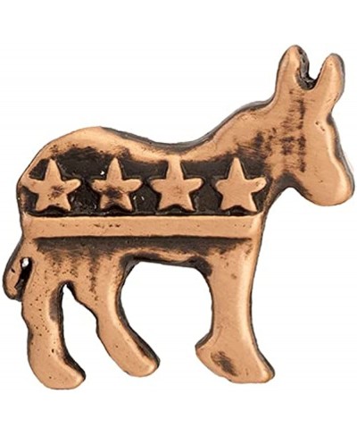 Copper Plated Democratic Donkey Mini Pin AC1032MP $19.12 Brooches & Pins