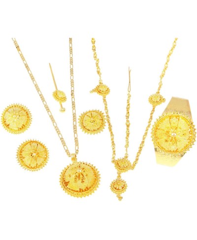 Big Size Jewelry Sets for Ethiopian Gold Color Women African Jewelry Set $33.07 Jewelry Sets