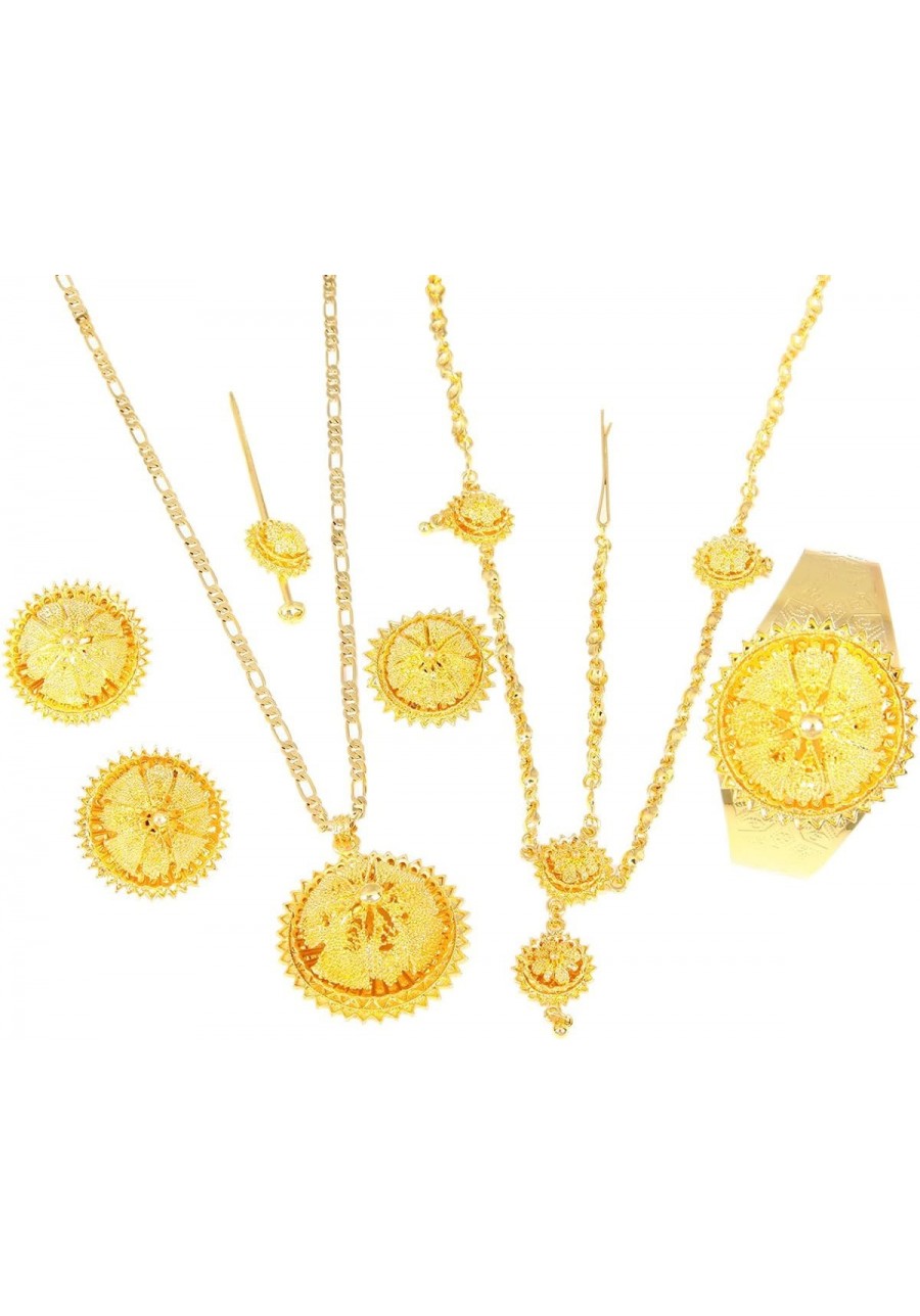 Big Size Jewelry Sets for Ethiopian Gold Color Women African Jewelry Set $33.07 Jewelry Sets